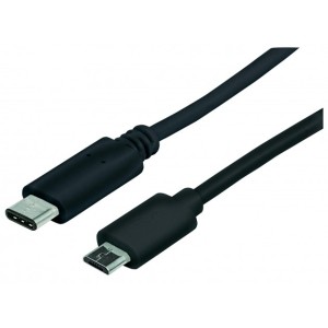 Cavo USB3.1 C/M to microUSB2.0 B/M 1m (Tipo C)